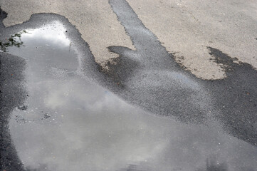 Obraz premium the texture of water on the floor