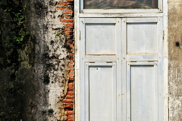 old wooden door
