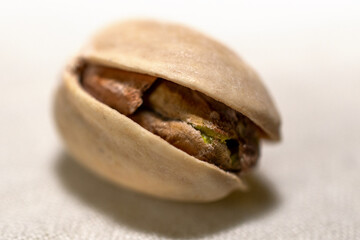 close up of pistachio nut