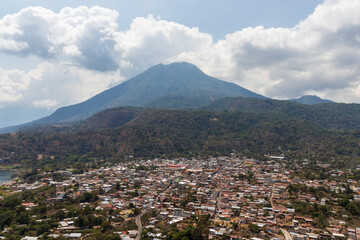 San juan la laguna town , mayan village at the shores of lake atitlan, Guatemala