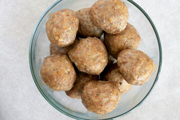 Baked Meatballs in a Bowl