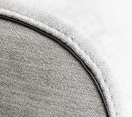 The texture of a sofa's fabric.