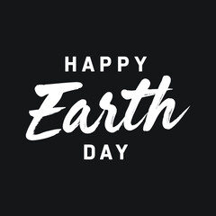 Happy Earth Day, Earth Day Poster, Earth Day Text, Happy Earth Day Background, Vector Illustration Background