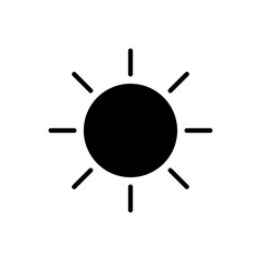 słońce ikona słońce - obrazy, fototapety, plakaty
