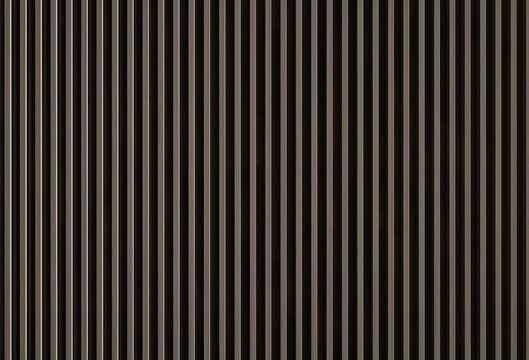 For the background, a modern wall seamless pattern covering with vertical wood slats is used, copy space, 3d rendering illustration