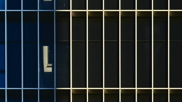 fachada, luz, sol, atardecer, edificio, geometr&iacute;a, arquitectura, ventanas, movimiento, amarillo, ventanas, timelapse, lapso de tiempo, 