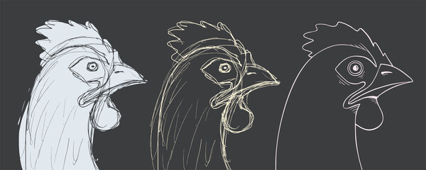 Funny hen draw