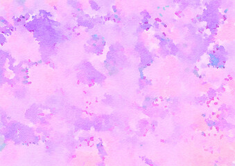pink watercolor paper background, abstract wet impressionist paint pattern, graphic design