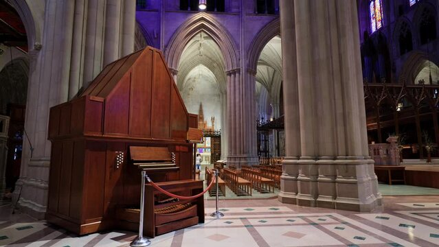Interior view of the Washington National Cathedral