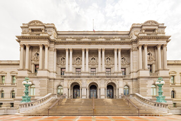 Obraz premium Exterior view of the Library of Congress