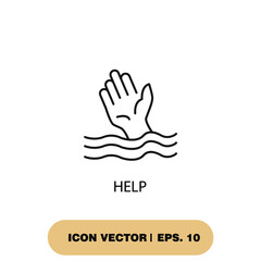 Fototapeta premium help icons symbol vector elements for infographic web