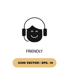 friendly icons  symbol vector elements for infographic web