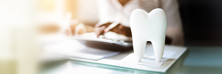 Dental Insurance Money. Dentist Service Desk