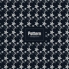 Leaf floral elements pattern vector background graphics design Premium Vector
