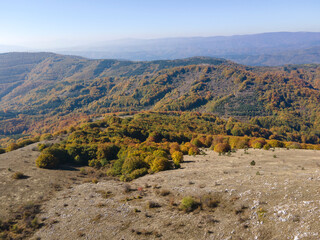 Landscape of Erul mountain near Golemi peak, Bulgaria