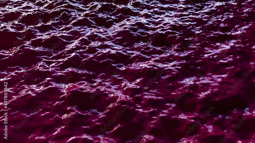Poster pink wave. computer generated 3d render