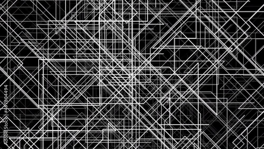 Poster abstract wire. computer generated 3d render