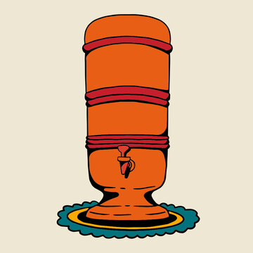 Clay water filter