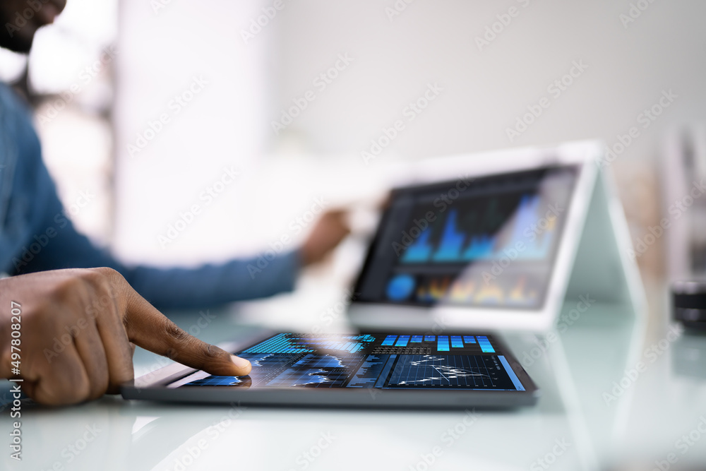 Aufkleber kpi data analytics dashboard