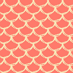 Fototapeta premium Mermaid scale seamless pattern