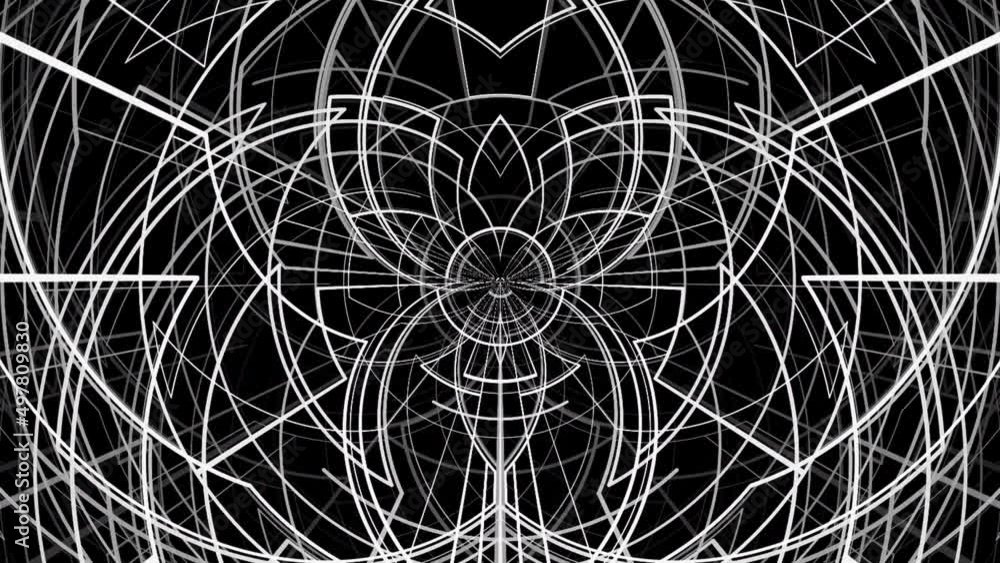Poster abstract wire. computer generated 3d render