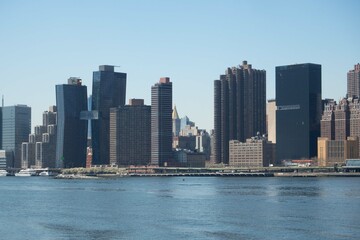 Fototapeta na wymiar Manhattan Views from Queens