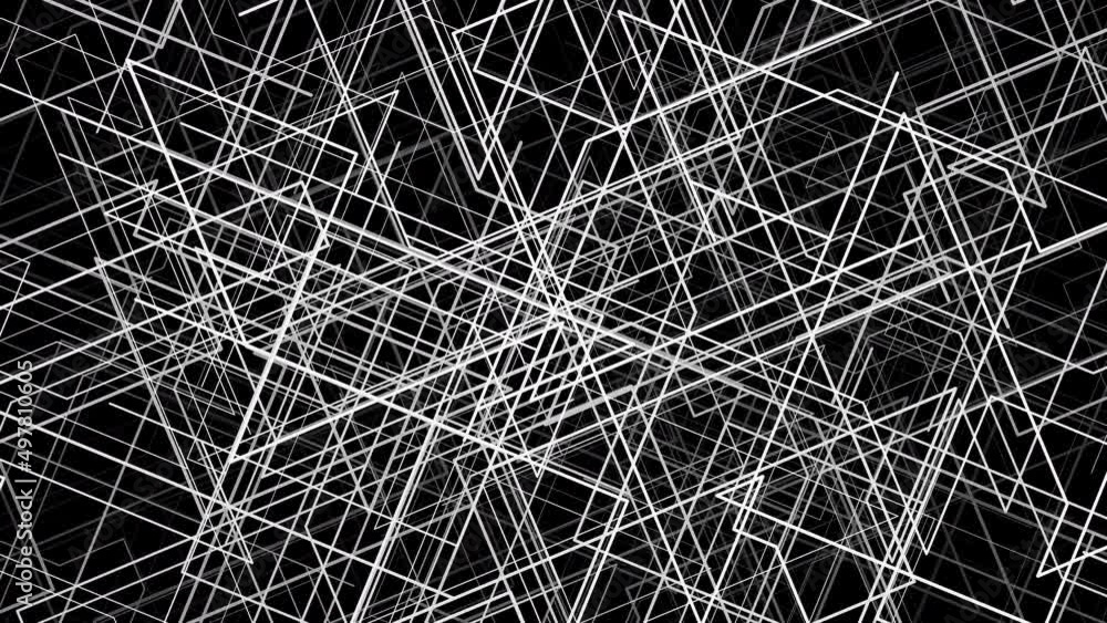 Poster abstract wire. computer generated 3d render