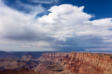 Fototapeta na wymiar grand canyon national park thunderstorm