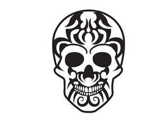 tattoo skull maori