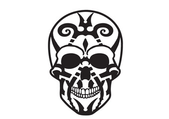 tattoo skull maori