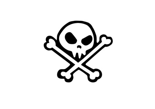 skull pirat funny