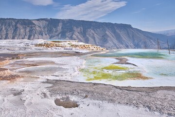 Volcanic Landscape in Yellowstone