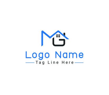 Creative MG Letter Minimal Logo Design, Popular MG Vector Logo And Icon Design.