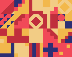 Abstract Vector Geometric Shapes Background