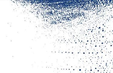 Grunge texture. Distress indigo rough trace. Extra