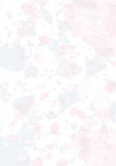 Terrazzo modern abstract template. Pink and grey