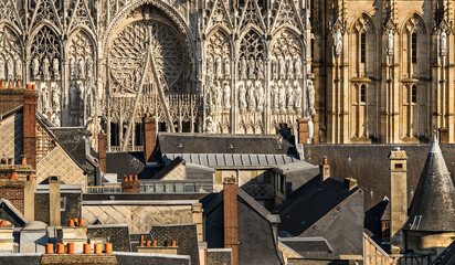 Rouen rooftops