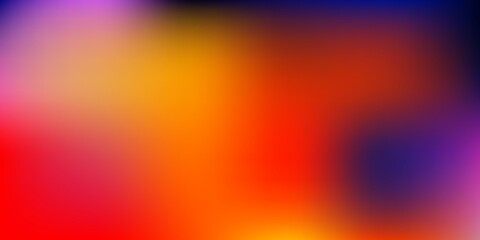 Light Pink, Yellow vector abstract blur template.