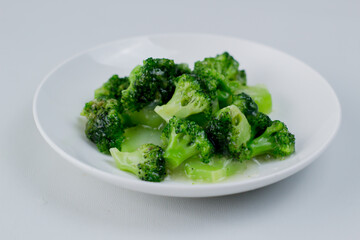 Green broccoli vegetable salad. Good for dieting.