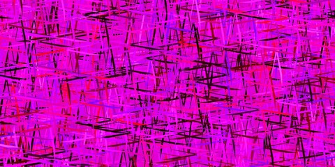 Dark Purple, Pink vector background with stright stripes.