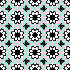 Classic Pattern Ornament, Decorative Seamless Geometric Pattern for Design Wallpaper, Fashion Print, Trendy Decor, Home Textile, Retro Decor Vector Illustration.	
