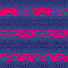 Seamless pattern with ethnic element. Kyrgyz and Kazakh ornaments. Texture designs can be used for backgrounds, motifs, textile, wallpapers, fabrics, gift wrapping, templates, carpet, tiles. Vector.