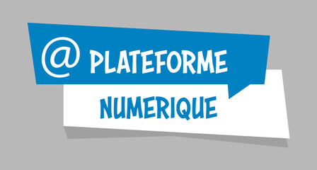 Logo plateforme numérique. © Scriblr