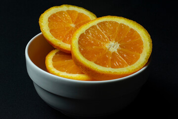 orange in a bowl