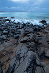 Grey afternoon on the Noosa National Park coastline, Queensland.