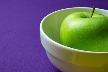 green apples in bowl
