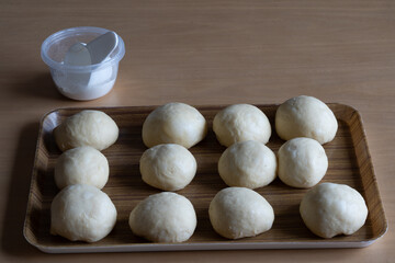 Prepare bread for baking