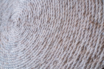 Hemp rope with circle