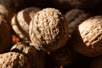 close up of walnut