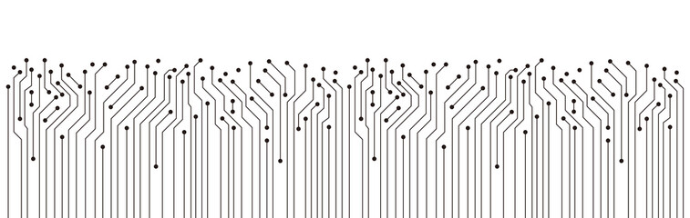 Circuit Board texture Background, seamless pattern